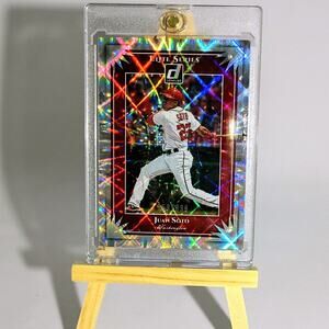 Juan Soto #ES5 2019 Panini Donruss Prizm Vector Refractor SP 759/999